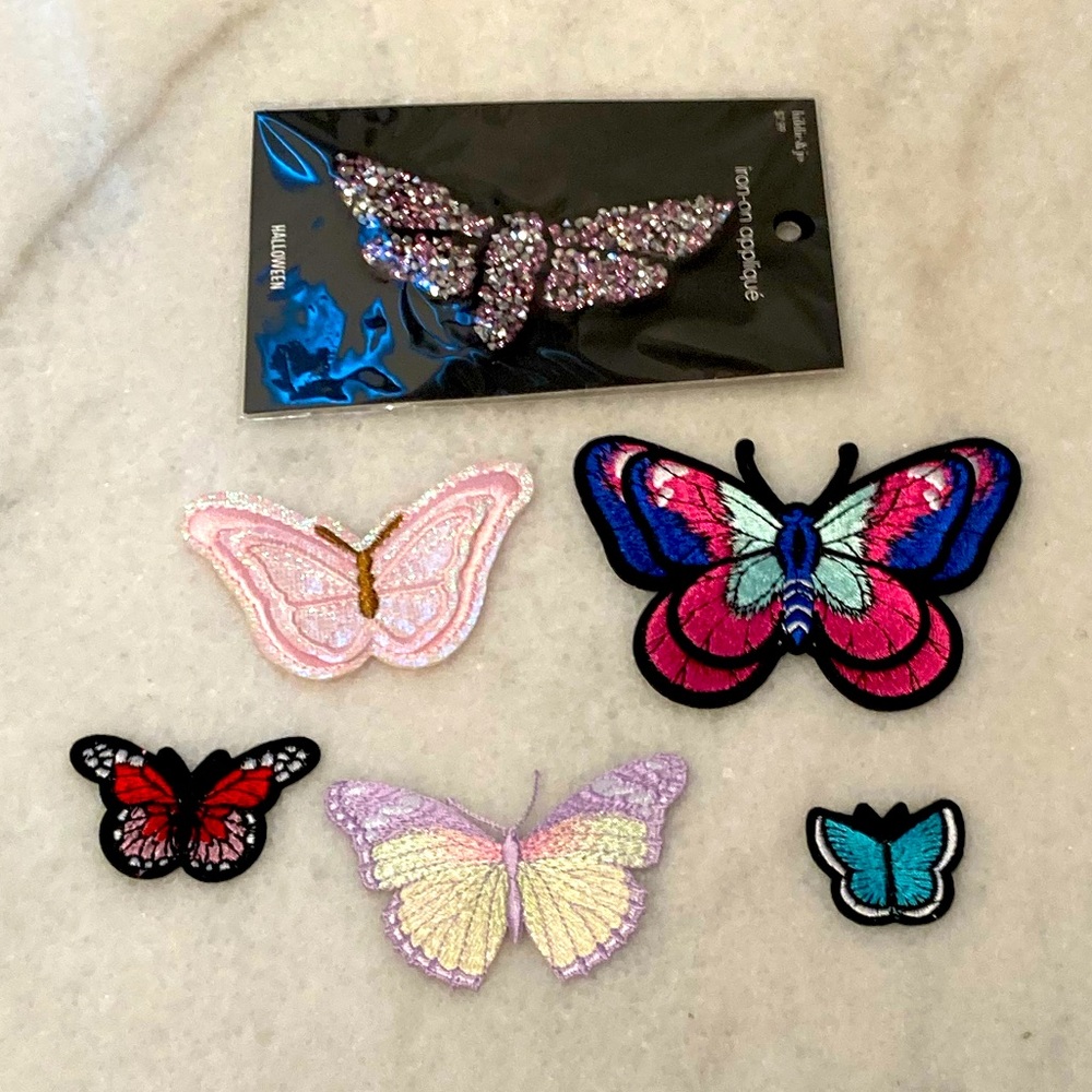 🔸NWT🔸Butterfly Iron on Patch Bundle